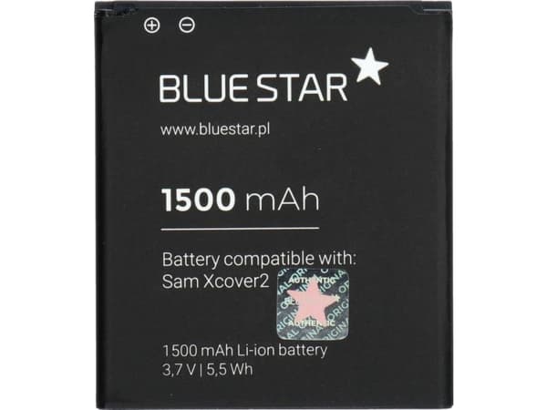 Batteripartner Tele.com Batteri til Samsung S7710 Galaxy Xcover 2 1500 mAh Li-Ion Blue Star