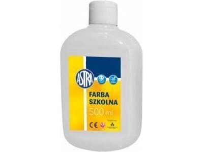 Astra koulumaali 500ml valkoinen
