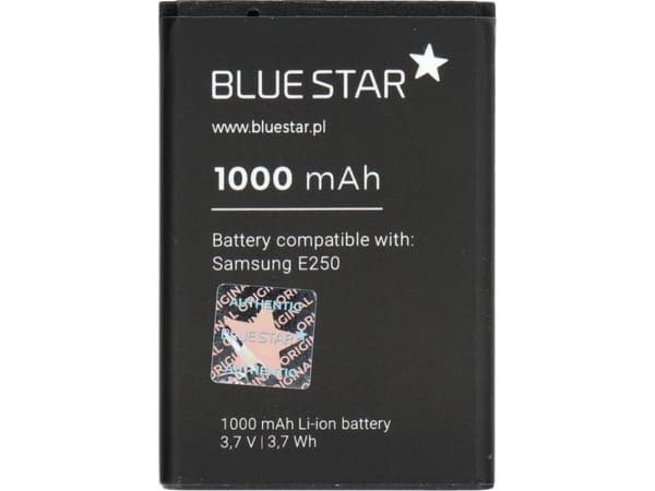 Batteripartner Tele.com Batteri for Samsung E250/X200/X680/C300/E900 1000 mAh Li-Ion Blue Star PREMIUM