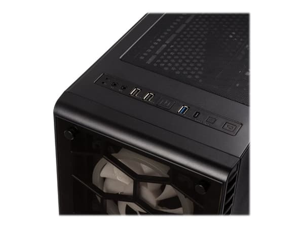 Kolink Observatory, Midi Tower, PC, Musta, ATX, EATX, mikro ATX, Mini-ATX, Muovi, Terästä, Karkaistu lasi, Pelaaminen