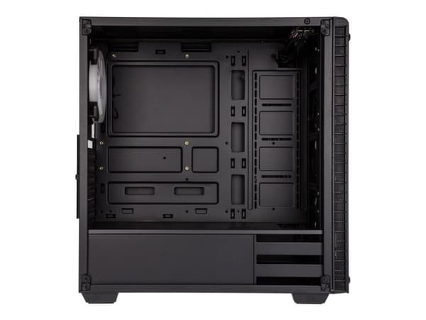 Kolink Observatory, Midi Tower, PC, Musta, ATX, EATX, mikro ATX, Mini-ATX, Muovi, Terästä, Karkaistu lasi, Pelaaminen