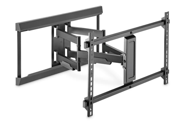 DIGITUS DA-90454 - Monteringssett (veggmontering, enkeltarmsfeste, VESA-adapter) - full bevegelse - for buet / flatt panel - låsbar - stål - matt sva