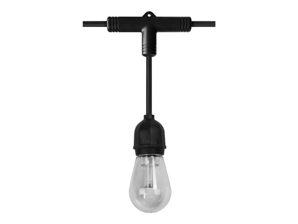LEDVANCE SMART+ - Lett kjede - LED x 12 - 4.5 W - RGB / varmt hvitt lys - 2200 K - svart Sort