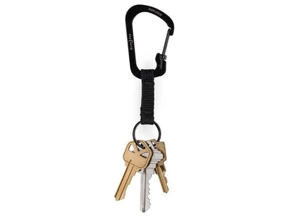 Nite Ize SlideLock KeyRing #3 - Karbinklämma - svart