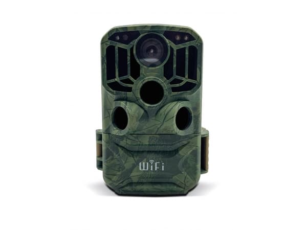 Braun Saksa Scouting Cam Black800 WiFi Vildtkamera Fjernbetjening, Black LEDer, WLAN, Time lapse-videoer Camouflagegrøn Maastoväri