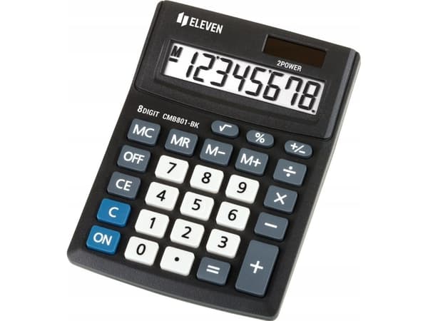 Eleven ELEVEN kalkulator Kontorkalkulator CMB801BK sort