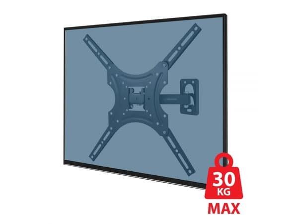 Esperanza PROTEUS, 75 x 75 mm, 400 x 400 mm, -15 - 15°, 120°, Metall, Svart