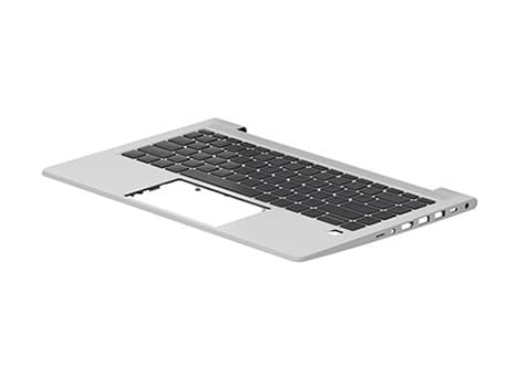 HP - Ersättningstangentbord för bärbar dator - bakgrundsbelyst - Svenska/finska - med övre skydd