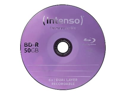 Intenso - 25 x BD-R - 25 GB 6x - skrivbar overflate - spindel