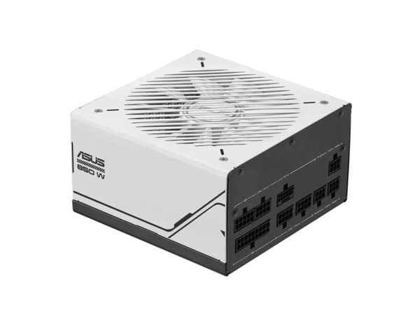 ASUS PRIME - Strømforsyning (intern) - ATX12V 3.0 - 80 PLUS Gold - AC 100-240 V - 850 watt - aktiv PFC - svart, hvit