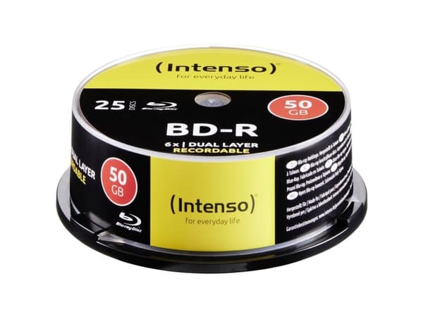 Intenso - 25 x BD-R - 50 GB 6x - spindel