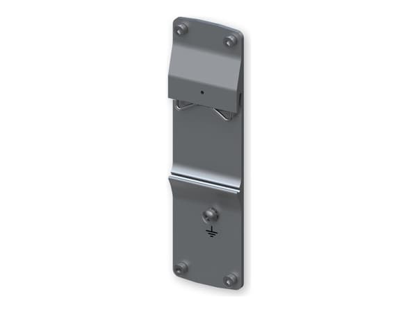 Teltonika TSW1 - DIN-skinnepanel - bak, med DIN-skinneholder