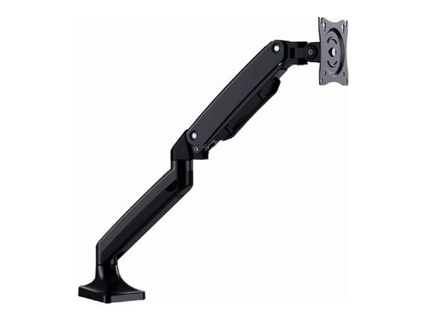 Gembird MA-DA1-03 - Monteringssett (skrivebordsmontering) - justerbar arm - for LCD-skjerm - full bevegelse - aluminium, stål - skjermstørrelse: 17"- Sort