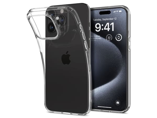 Spigen ACS06699, Omslag, Apple, iPhone 15 Pro, 15,5 cm (6.1"), Transparent