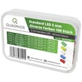 Miniatyrbild 2 av 3: Quadrios LED sortiment Flerfärgad 5 mm 20 mA, 30 mA 2 V, 3 V