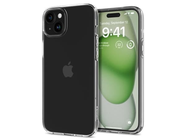 Spigen ACS06647, Suojus, Apple, iPhone 15 Plus, 17 cm (6.7"), Läpinäkyvä
