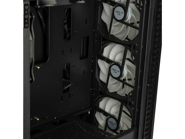 Kolink Observatory HF - - genomskinlig sidopanel (härdat glas) - ingen strömförsörjning - USB/ljud