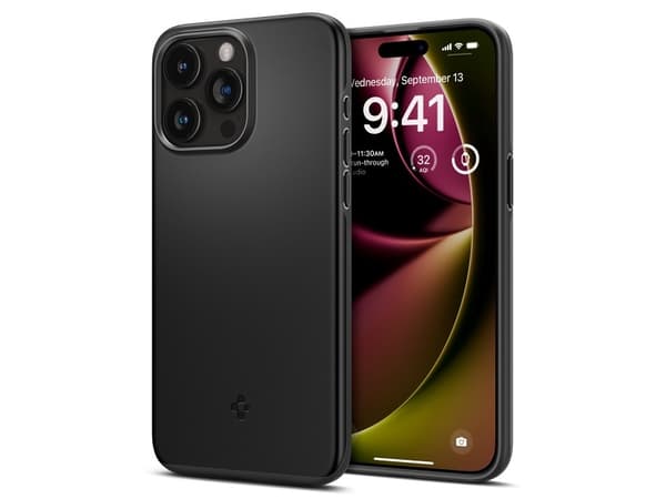Spigen ACS06686, Suojus, Apple, iPhone 15 Pro, 15,5 cm (6.1"), Musta