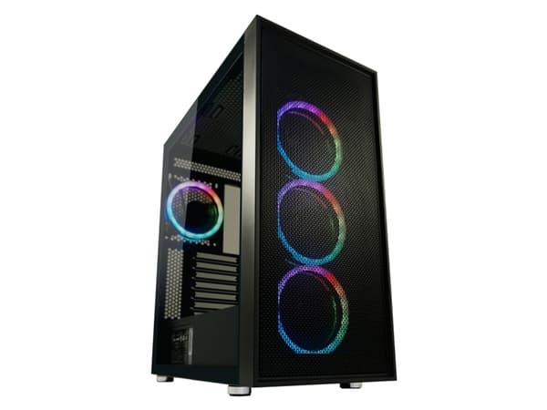 LC Power Gaming 802B - Black_Wanderer_X - - USB/ljud Svart
