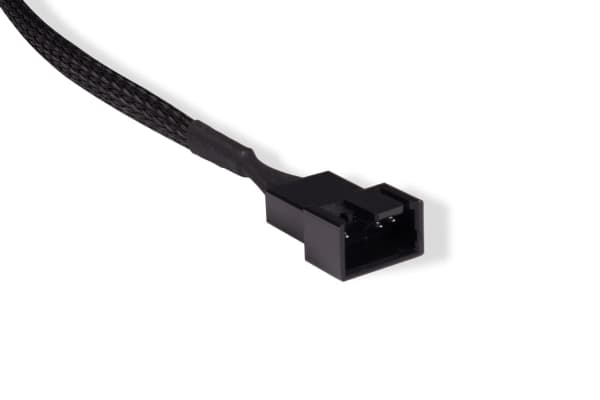 Alphacool Y-splitter 4-pins til 2x 4-pinners PWM 30cm - svart