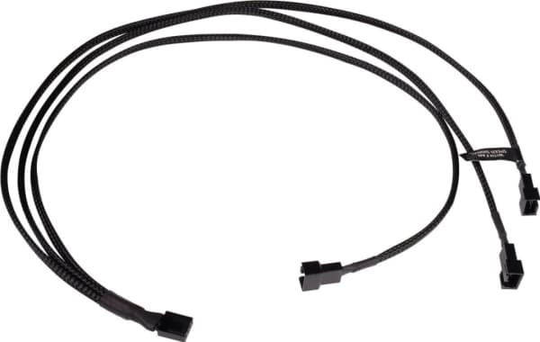 Alphacool 18681, RGB-jakokaapeli, Muovi, Musta, 3-pin, 600 mm, 1 kpl