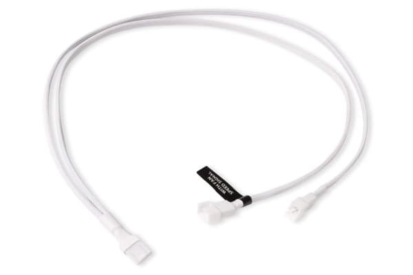 Alphacool 18724, Kabelförlängning, Plast, Vit, 4-stift, 600 mm, 1 styck