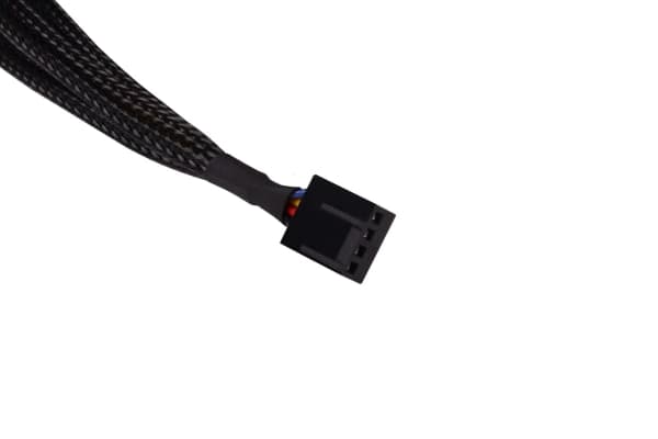Alphacool 18680, RGB-jakokaapeli, Muovi, Musta, 4-pin, 300 mm, 1 kpl
