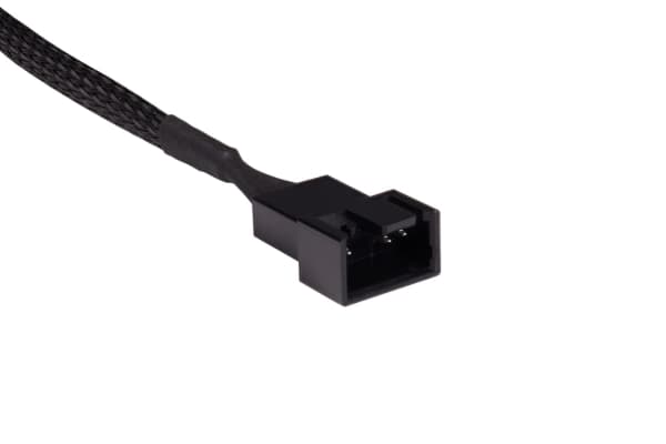 Alphacool Y-splitter 4-pinners til 4x 4-pinners PWM 60cm - svart