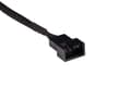 Miniatyrbilde 2 av 5: Alphacool Y-splitter 4-pinners til 4x 4-pinners PWM 60cm - svart