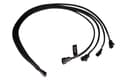 Miniatyrbilde 1 av 5: Alphacool Y-splitter 4-pinners til 4x 4-pinners PWM 60cm - svart