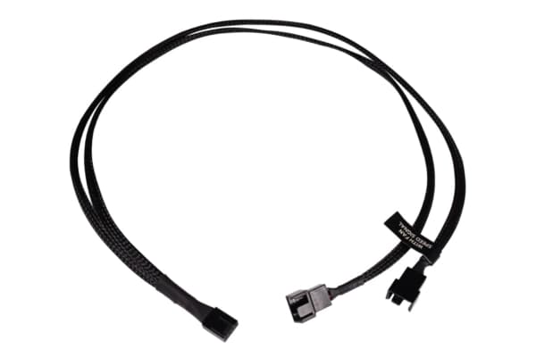 Alphacool 18678, RGB-jakokaapeli, Muovi, Musta, 4-pin, 600 mm, 1 kpl