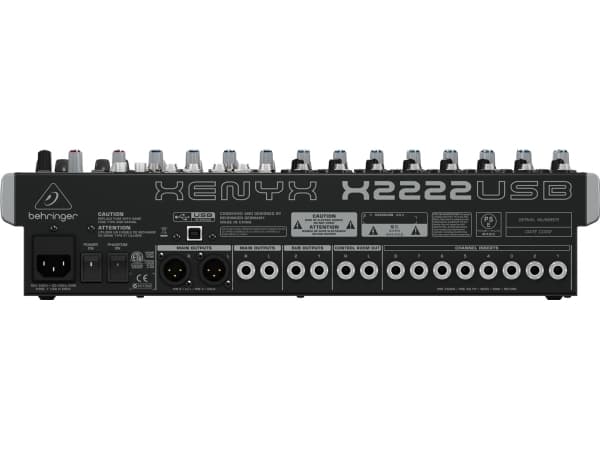 Behringer XENYX X2222USB, 22 kanaler