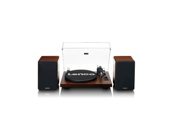 Lenco LS-600WA, Hihnakäyttöinen levysoitin, Ohje, Musta, Puu, Metalli, Puu, Alumiini, 33,45 RPM