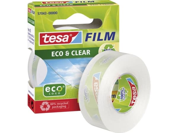 Tape TESA eco&clear 15mm x 10m transparent (stk.)