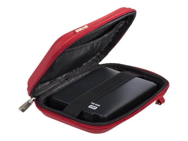 Riva Case Davos 9101 - Fodral för bärbar HDD - gjuten EVA - röd