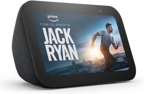 Amazon Echo Show 5 (3rd Generation) - Smart display - with LCD 5.5" display - trådlös - Bluetooth, Wi-Fi - Appkontrollerad - träkol