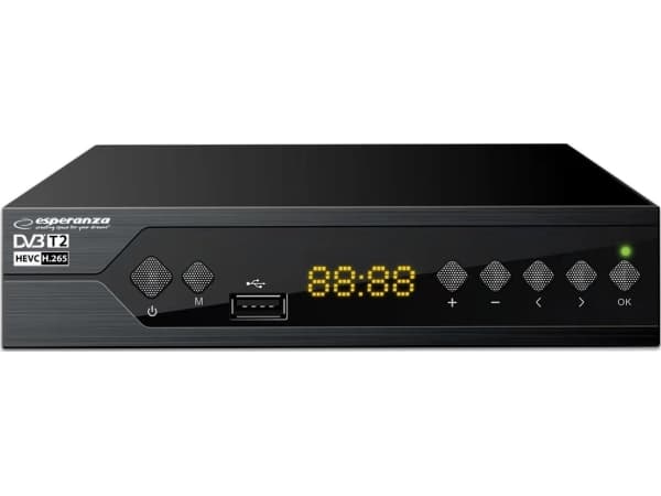 EV107P Esperanza digitaalinen vastaanotin dvb-t2 h.265/hevc ev107p ev107p