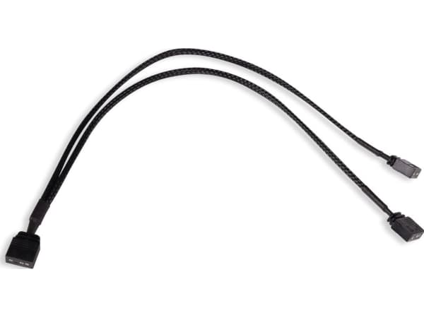Alphacool 18705, RGB-splitterkabel, Plast, Svart, 3-stift, 300 mm, 1 styck