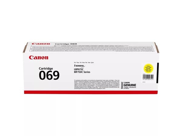 Canon 069 - Gul - original - box - tonerkassett - för i-SENSYS LBP673Cdw, LBP673dw, MF752Cdw
