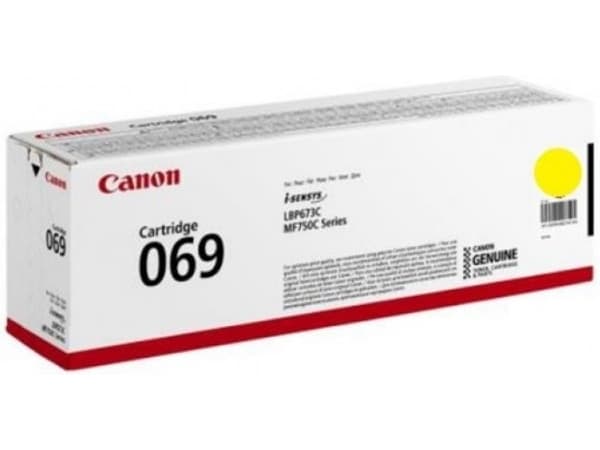 Canon 069 - Gul - original - box - tonerkassett - för i-SENSYS LBP673Cdw, LBP673dw, MF752Cdw