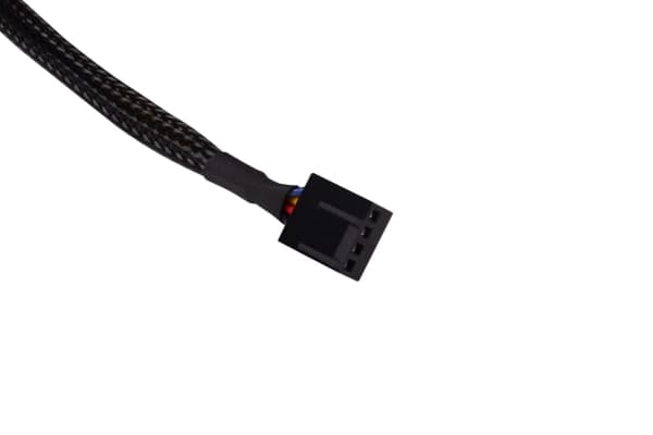Alphacool viftekabel 4-pins til 4-pinners forlengelse 60cm - svart