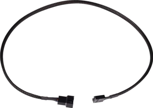Alphacool viftekabel 4-pins til 4-pinners forlengelse 60cm - svart