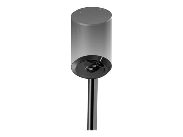 Flexson FLXE100FS1021EU - Stativ - for høyttaler - aluminium, stål - svart - plassering på gulv - for Sonos Era 100