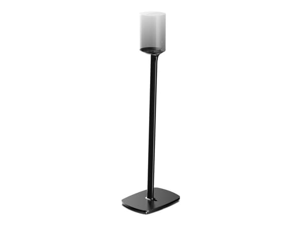 Flexson FLXE100FS1021EU - Stativ - for høyttaler - aluminium, stål - svart - plassering på gulv - for Sonos Era 100