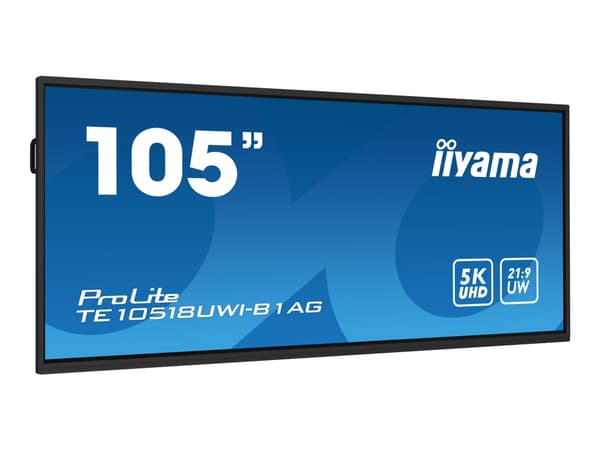iiyama ProLite TE10518UWI-B1AG - 105" Diagonalklasse (104.6" synlig) LED-bakgrunnsbelyst LCD-skjerm - interaktiv digital skilting - med berøringsskje