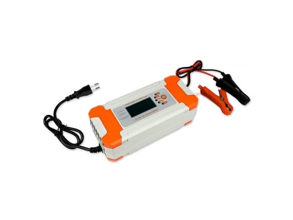 Voltin akkulaturi LCD-näytöllä 12v 10a / 24v 5a COMPACT