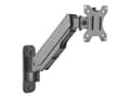 Pikkukuva 3 / 5: Manhattan TV &amp; Monitor Mount, Seinä, Jousivarsi, 1 näyttö, Näyttökoot: 17-32", Musta, VESA 75x75-100x100mm, Max 8kg, Korkeussäädettävä kääntyvä v