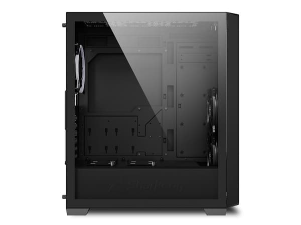 Sharkoon VS8 - - genomskinlig sidopanel (härdat glas) - USB/ljud