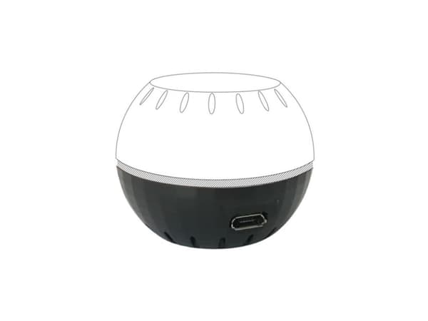 Shelly - Strømadapter - usb - svart