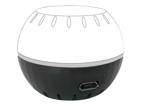Shelly - Strømadapter - usb - svart Sort